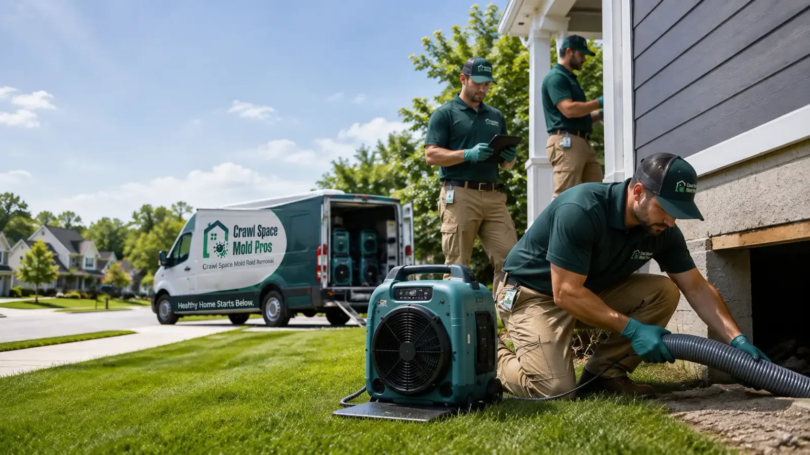 Crawl Space Mold Removal in Ewell, MD